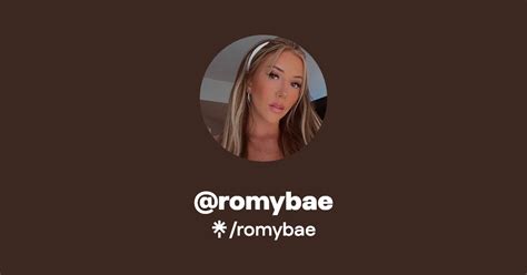 romybae|Romybae .